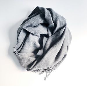 Gray Blanket Scarf